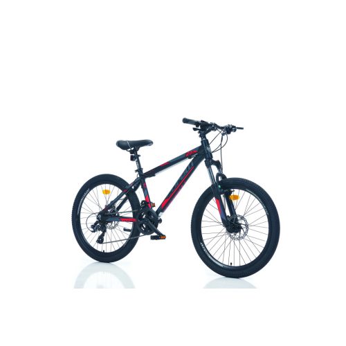 Corelli Via 2.3 24 gyerek MTB könnyűvázas kerékpár Fekete-Piros