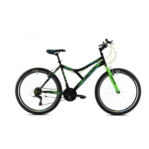 Capriolo Diavolo 600 férfi MTB kerékpár Fekete-Zöld-Kék 