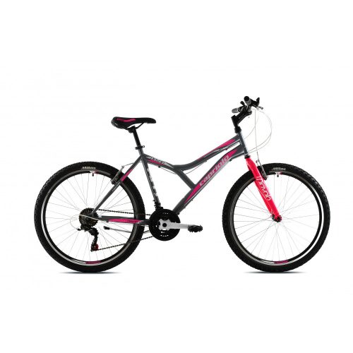 Capriolo Diavolo 600 gyerek MTB kerékpár Grafit-Rózsaszín 